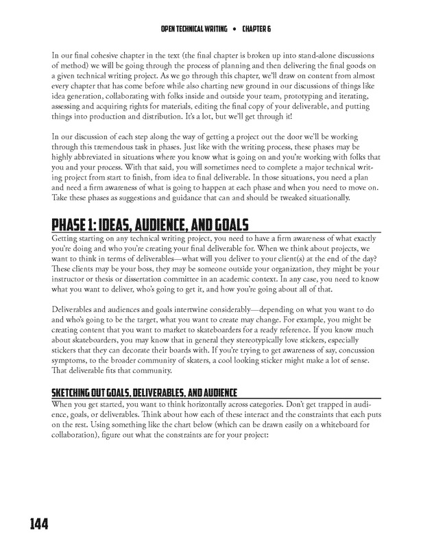 Open Technical Writing - New Page